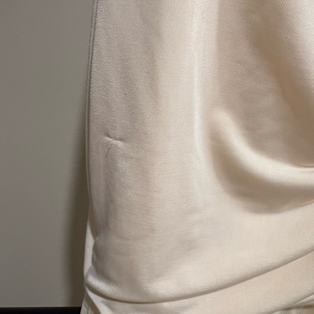 Meshki Slinky And Mesh Maxi Dress - Ivory - Picture 4 of 5
